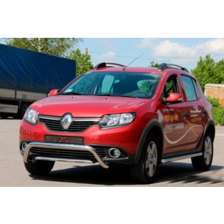 Przedni Pałąk WT007 (Stal Nierdzewna) Renault Sandero 2013-2022 zdjęcia 2