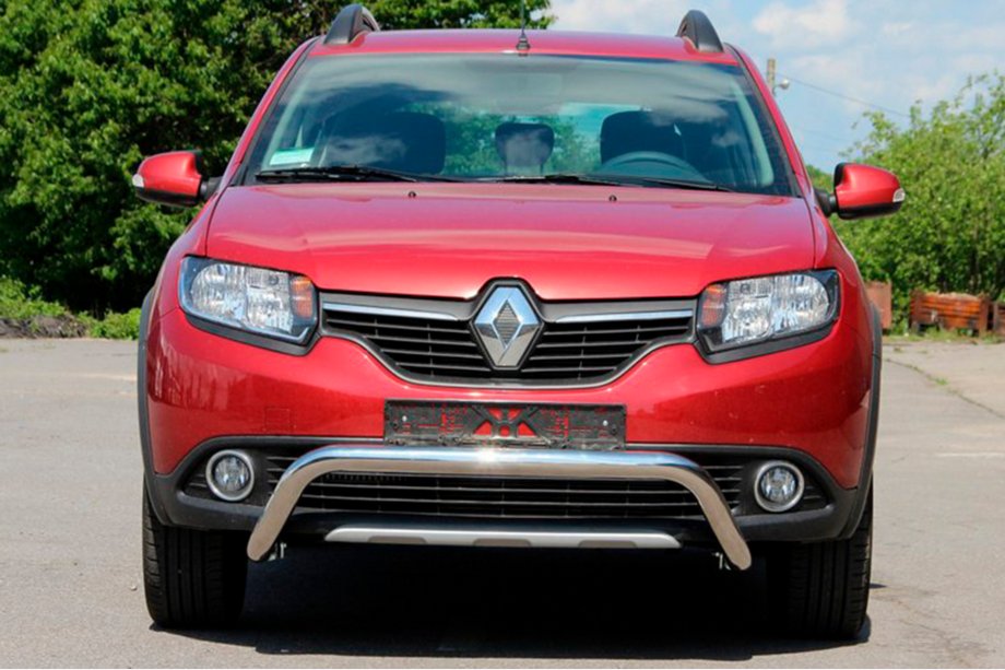 Renault Sandero 2013-2022 Przedni Pałąk WT007 (Stal Nierdzewna) Image