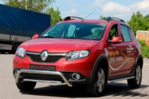 Dacia Sandero 2013-2020 Przedni Pałąk WT007 (Stal Nierdzewna) zdjęcia 3