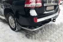 Toyota Land Cruiser 200 2007-2021 Tylne narożniki AK003 (2 szt., stal nierdzewna) zdjęcia 1