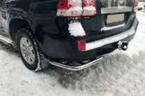 Toyota Land Cruiser 200 2007-2021 Tylne narożniki AK003 (2 szt., stal nierdzewna) zdjęcia 1