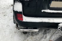 Toyota Land Cruiser 200 2007-2021 Tylne narożniki AK003 (2 szt., stal nierdzewna) zdjęcia 2