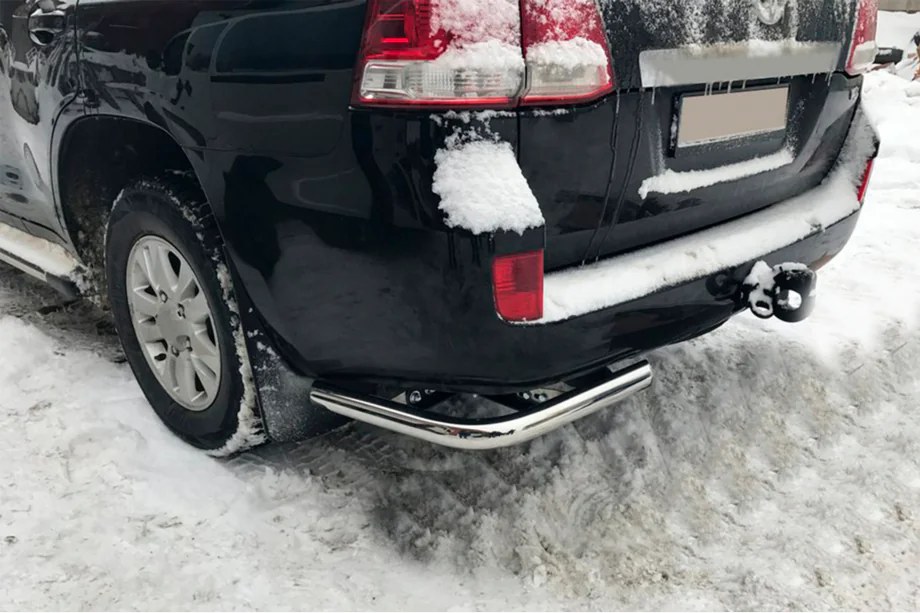 Toyota Land Cruiser 200 2007-2021 Tylne narożniki AK003 (2 szt., stal nierdzewna) Image