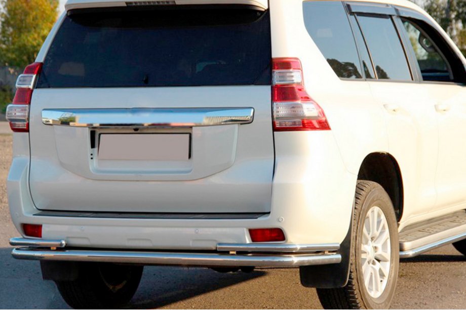 Toyota Land Cruiser Prado 150 2009-2023 Pałąk Tylny AK005-2 (Stal Nierdzewna) Image
