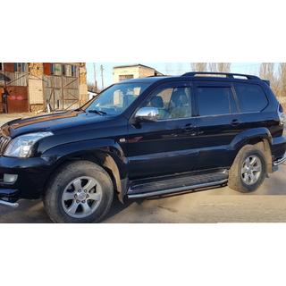 Ochrona progu bocznego BB004 (2 szt., stal nierdzewna) Toyota Land Cruiser Prado 120 2002-2009 zdjęcia 2