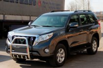 Toyota Land Cruiser Prado 150 2009-2023 Pałąk Przedni QT007 (Stal Nierdzewna) zdjęcia 2