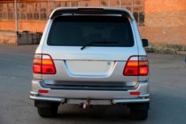 Toyota Land Cruiser 100 1998-2007 Tylne narożniki AK003-Double (2 szt., stal nierdzewna) zdjęcia 3