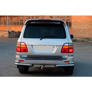 Tylne narożniki AK003-Double (2 szt., stal nierdzewna) Toyota Land Cruiser 100 1998-2007 zdjęcia 3