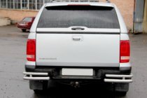 Volkswagen Amarok 2010-2022 Tylne narożniki AK003-Double (2 szt., stal nierdzewna) zdjęcia 4