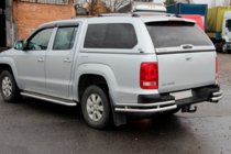 Volkswagen Amarok 2010-2022 Tylne narożniki AK003-Double (2 szt., stal nierdzewna) zdjęcia 5