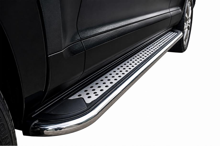 Porsche Cayenne 2003–2010 Progi Boczne Maydos V2 (2 szt., Aluminium i Stal Nierdzewna) Image