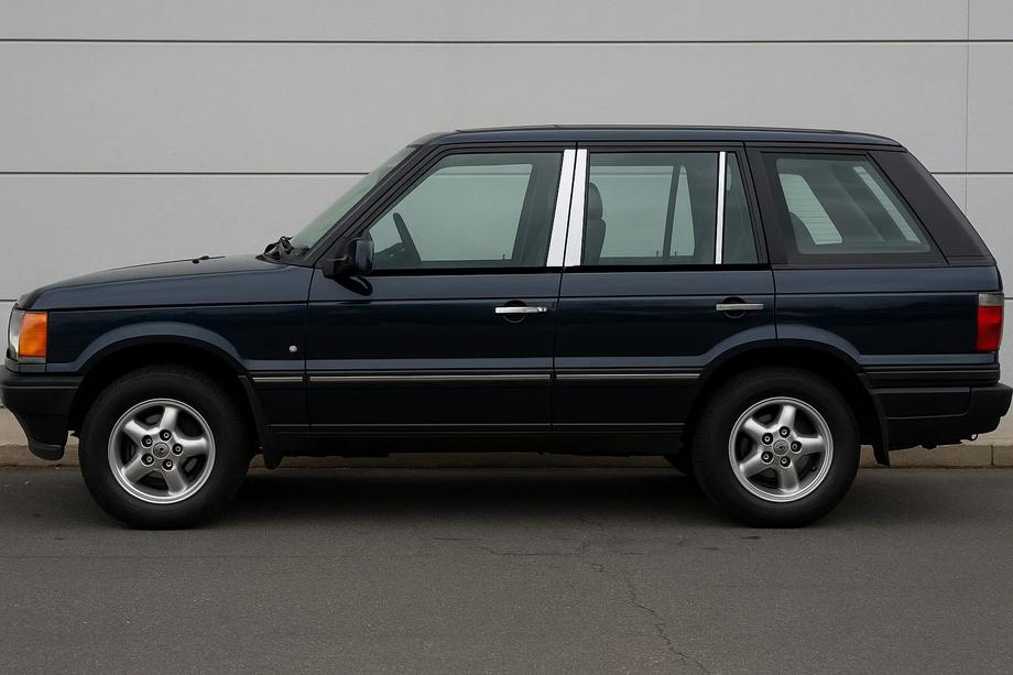 Range Rover II P38A 1997-2002 Listwy Słupków Drzwi ze Stali Nierdzewnej (6 szt.) Image