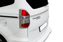 Ford Courier 2014-2023 Chromowane nakładki na tylne lampy (2 szt., plastik) zdjęcia 1