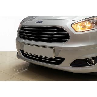 Nakładki na grill OmsaLine (2014-2018, 4 szt, stal nierdzewna) Ford Courier 2014-2023 zdjęcia 3