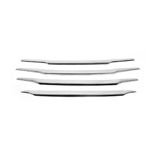 Nakładki na grill OmsaLine (2014-2018, 4 szt, stal nierdzewna) Ford Courier 2014-2023 zdjęcia 2