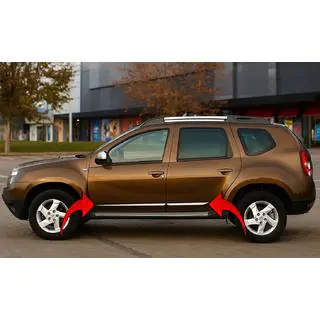 Listwy Drzwiowe Stal Nierdzewna (4 szt.) Dacia Duster 2008-2018 zdjęcia 1