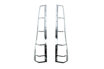Honda CRV 2001-2006 Chromowane nakładki na tylne lampy (2 szt., plastik) zdjęcia 3
