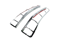 Honda CRV 2001-2006 Chromowane nakładki na tylne lampy (2 szt., plastik) zdjęcia 4