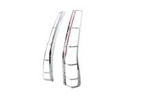 Honda CRV 2001-2006 Chromowane nakładki na tylne lampy (2 szt., plastik) zdjęcia 8