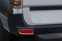 Volkswagen Crafter 2006-2016 Nakładki na Reflektory (2 szt., Stal Nierdzewna) zdjęcia 1