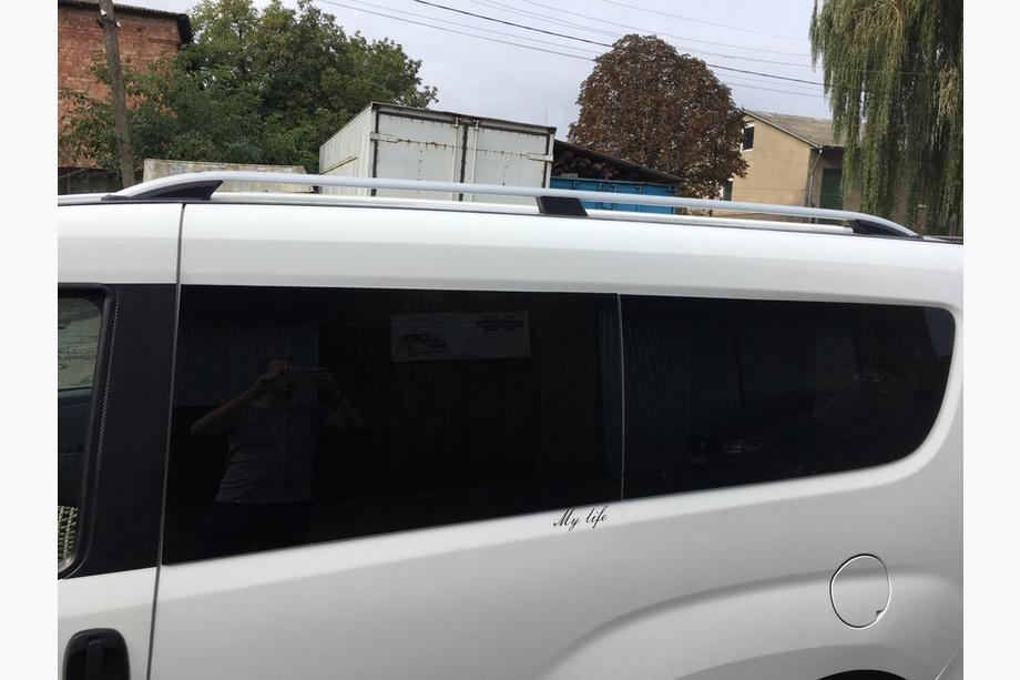Opel Combo 2012-2018 Relingi dachowe CROWN (szary mat) Zdjęcia 4