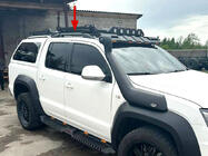 Volkswagen Amarok 2010-2022 Relingi Dachowe Skyport BLACK zdjęcia 5