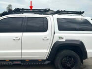 Volkswagen Amarok 2010-2022 Relingi Dachowe Skyport BLACK zdjęcia 2