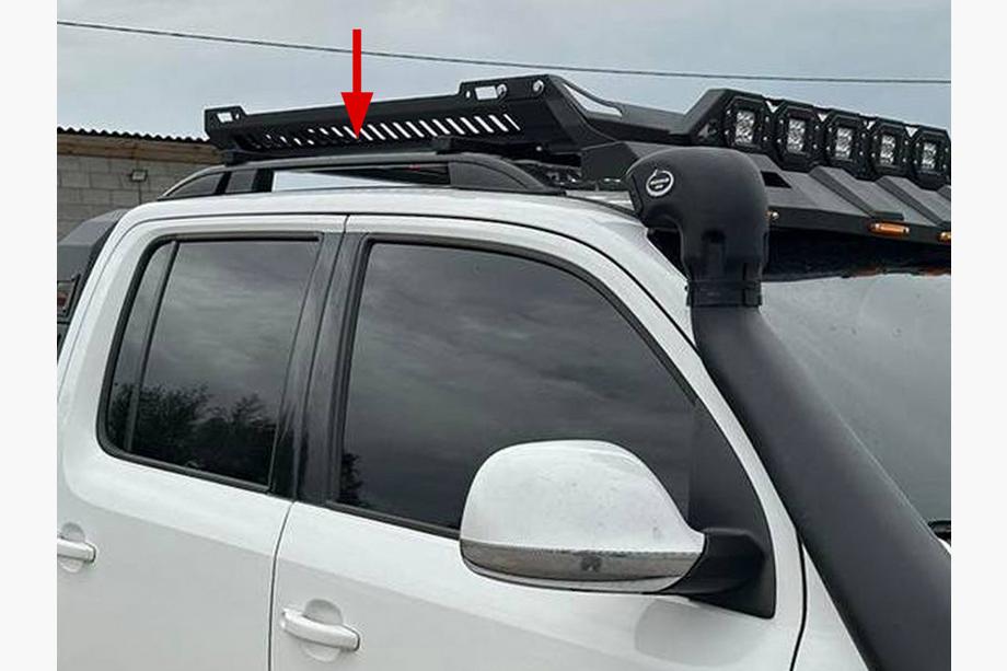 Volkswagen Amarok 2010-2022 Relingi Dachowe Skyport BLACK Image