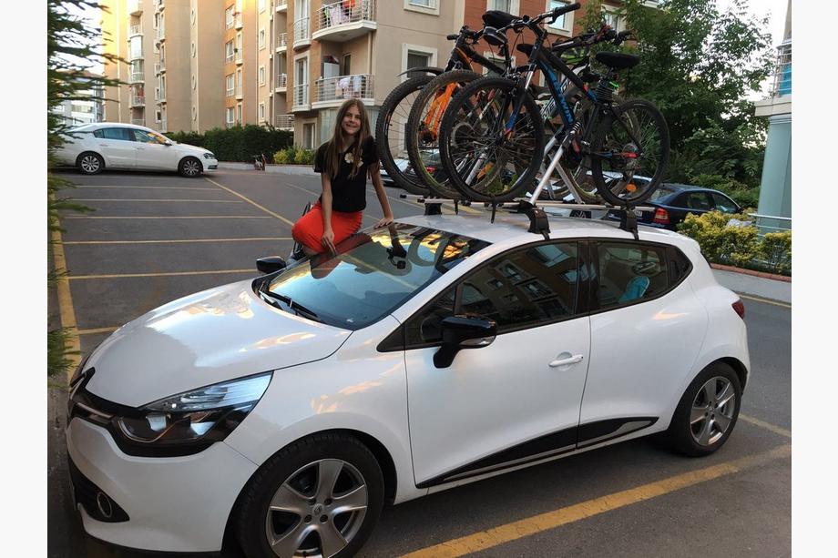 Uchwyt rowerowy na belki dachowe poprzeczne Zdjęcia 8