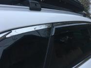 Hyundai Tucson TL 2016-2021 Deflektory szyb z listwą chromowaną (6 szt, Niken) zdjęcia 6