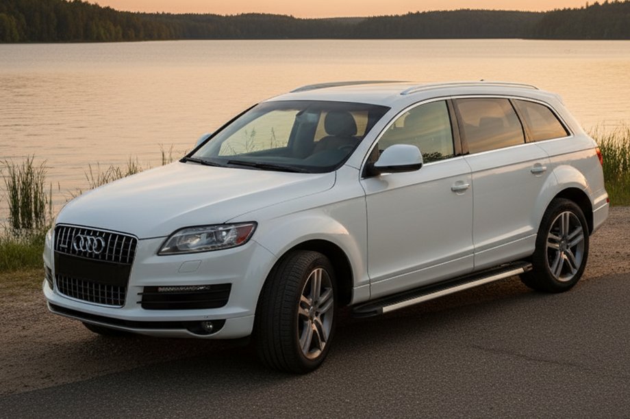 Audi Q7 2005-2015 Progi Boczné Maya V1 (2 szt., Aluminium) Image