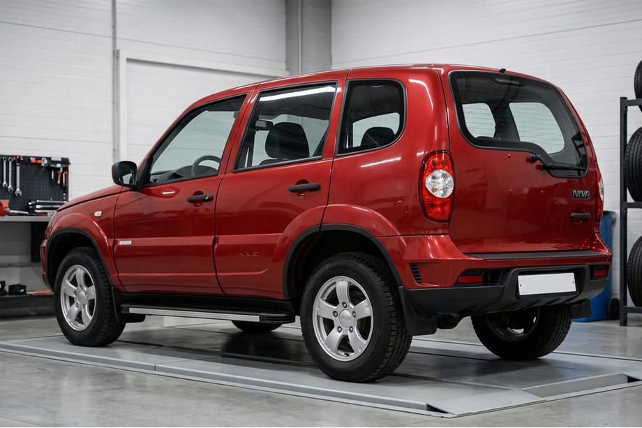 Chevrolet Niva 1998-2020 Progi Boczné Maya V1 (2 szt., Aluminium) Image