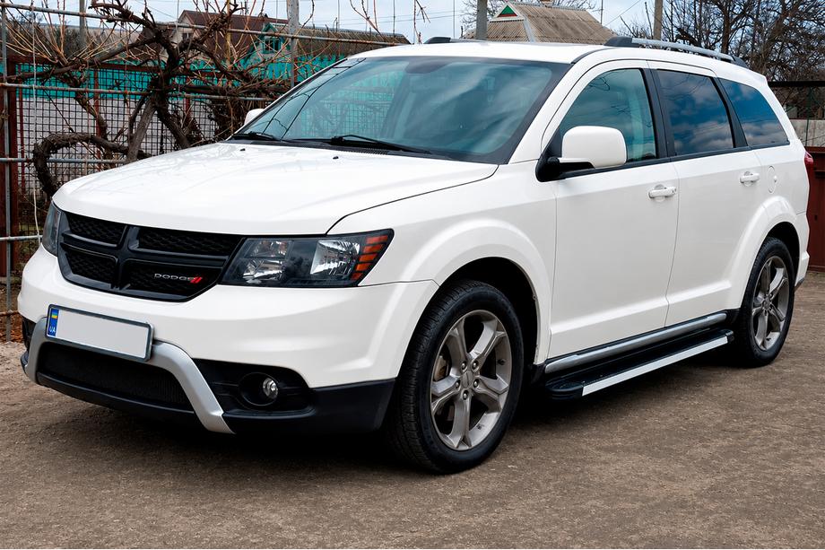Dodge Journey 2008-2020 Progi Boczné Maya V1 (2 szt., Aluminium) Image