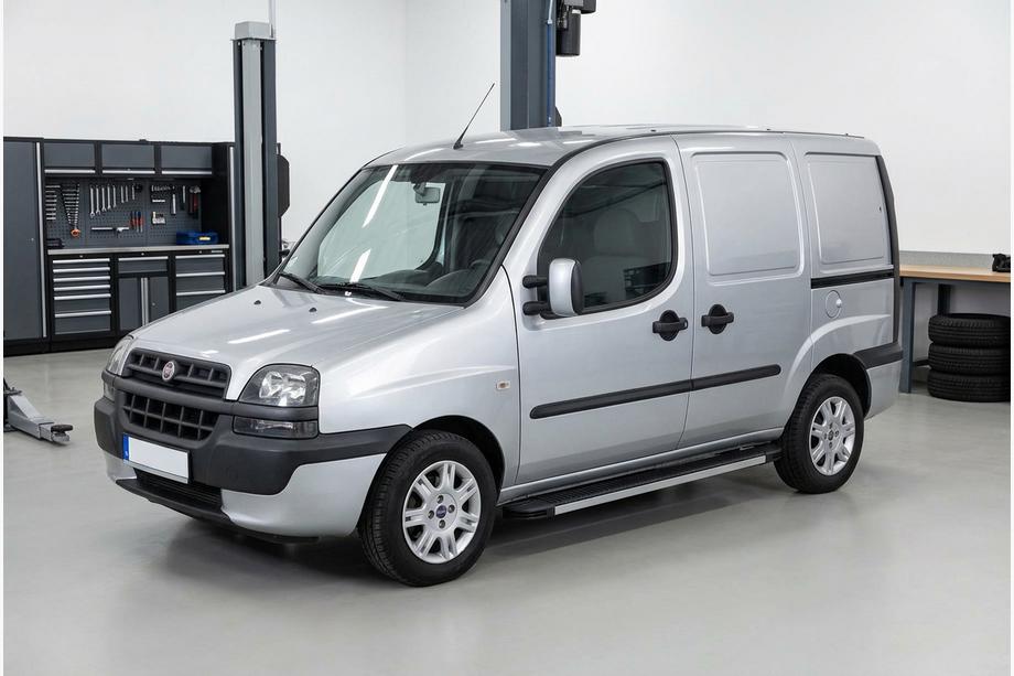 Fiat Doblo I 2001-2005 Progi Boczné Maya V1 (2 szt., Aluminium) Image