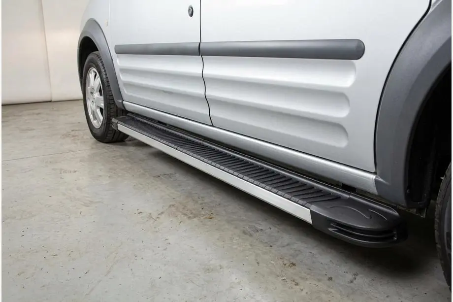 Ford Connect 2006–2009 Progi Boczné Maya (2 szt., Aluminium) Image