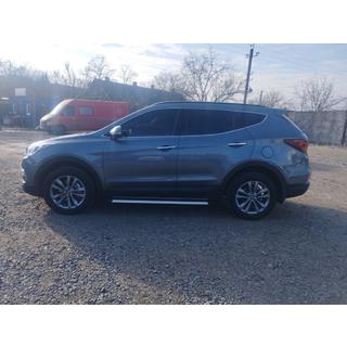 Progi Boczné Maya V1 (2 szt., Aluminium) Hyundai Santa Fe 3 2012-2018 zdjęcia 3
