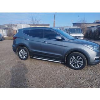 Progi Boczné Maya V1 (2 szt., Aluminium) Hyundai Santa Fe 3 2012-2018 zdjęcia 2