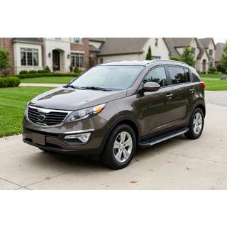 Progi Boczné Maya V1 (2 szt., Aluminium) Kia Sportage 2010-2015 zdjęcia 1