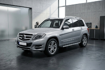 Mercedes GLK class X204 2008-2015 Progi Boczné Maya V1 (2 szt., Aluminium) zdjęcia 1