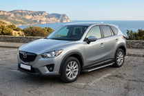 Mazda CX-5 2012-2017 Progi Boczné Maya V1 (2 szt., Aluminium) zdjęcia 1