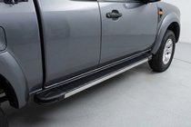 Mazda BT-50 2007-2012 Progi Boczné Maya V1 (2 szt., Aluminium) zdjęcia 1