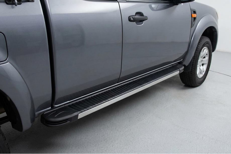 Mazda BT-50 2007-2012 Progi Boczné Maya V1 (2 szt., Aluminium) Image