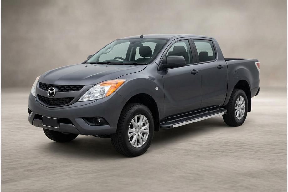 Mazda BT-50 2012- Progi Boczné Maya V1 (2 szt., Aluminium) Image
