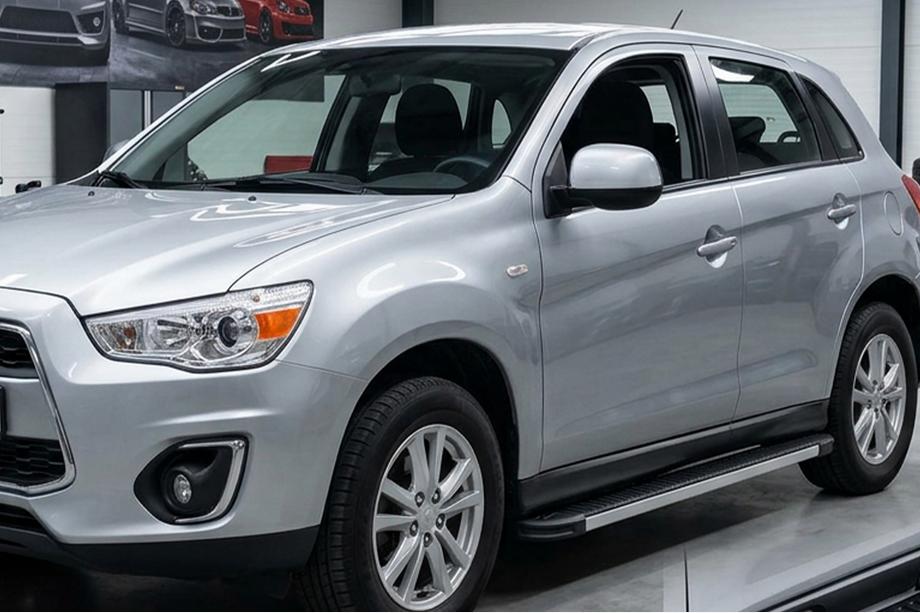 Mitsubishi ASX 2010-2023 Progi Boczné Maya V1 (2 szt., Aluminium) Image
