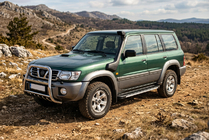 Nissan Patrol Y61 1997-2011 Progi Boczné Maya V1 (2 szt., Aluminium) zdjęcia 1