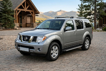 Nissan Pathfinder R51 2005-2014 Progi Boczné Maya V1 (2 szt., Aluminium) zdjęcia 1