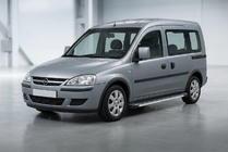 Opel Combo 2002–2012 Progi Boczné Maya V1 (2 szt., Aluminium) zdjęcia 1