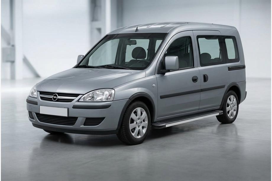 Opel Combo 2002–2012 Progi Boczné Maya V1 (2 szt., Aluminium) Image
