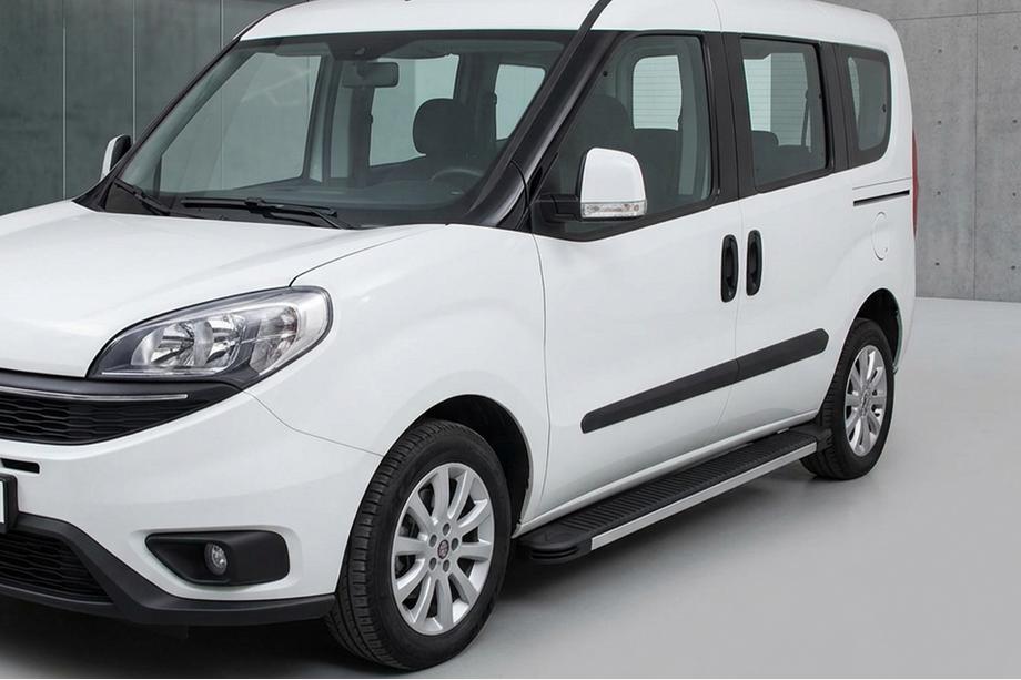 Opel Combo 2012-2018 Progi Boczné Maya (2 szt., Aluminium) Image