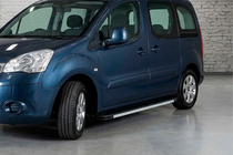Peugeot Partner Tepee 2008-2018 Progi Boczné Maya V1 (2 szt., Aluminium) zdjęcia 1